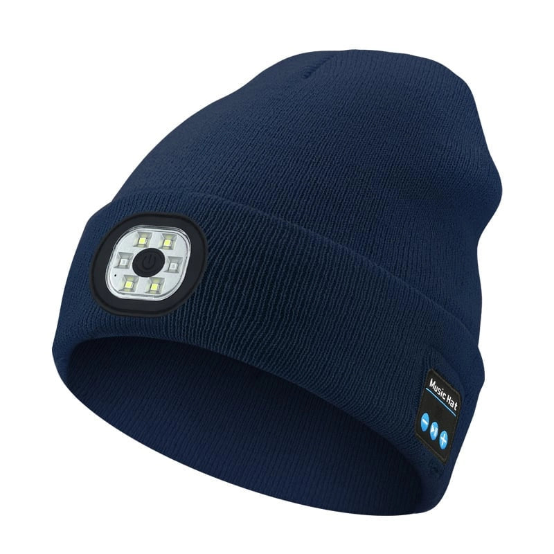 Smart Beanie v2 -  Light with Bluetooth Speakers and Mic (Unisex)