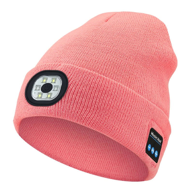 Smart Beanie v2 -  Light with Bluetooth Speakers and Mic (Unisex)