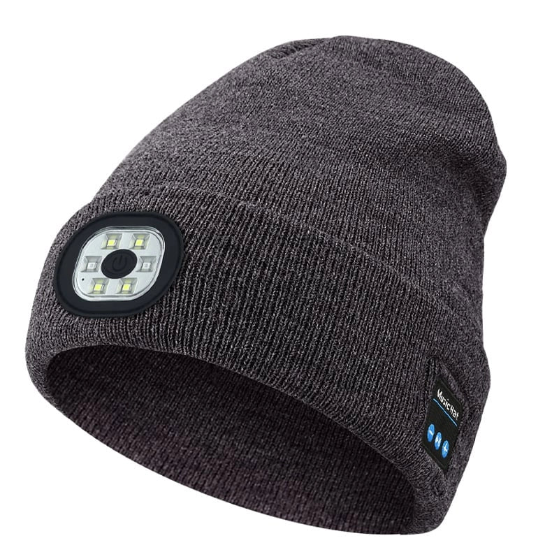 Smart Beanie v2 -  Light with Bluetooth Speakers and Mic (Unisex)