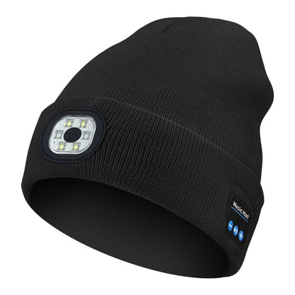 Smart Beanie v2 -  Light with Bluetooth Speakers and Mic (Unisex)