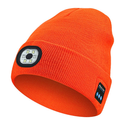 Smart Beanie v2 -  Light with Bluetooth Speakers and Mic (Unisex)