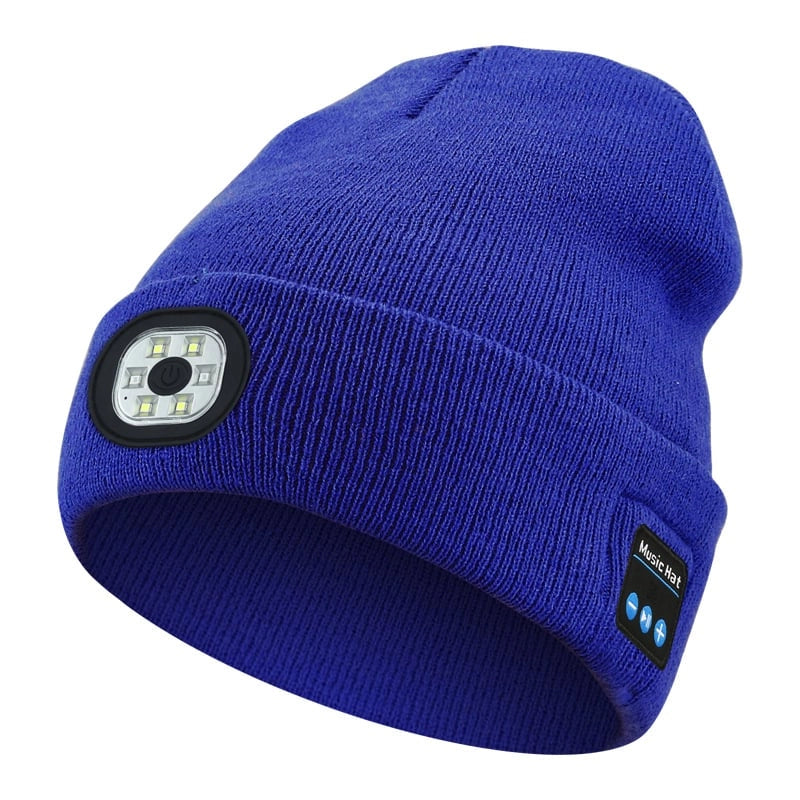 Smart Beanie v2 -  Light with Bluetooth Speakers and Mic (Unisex)